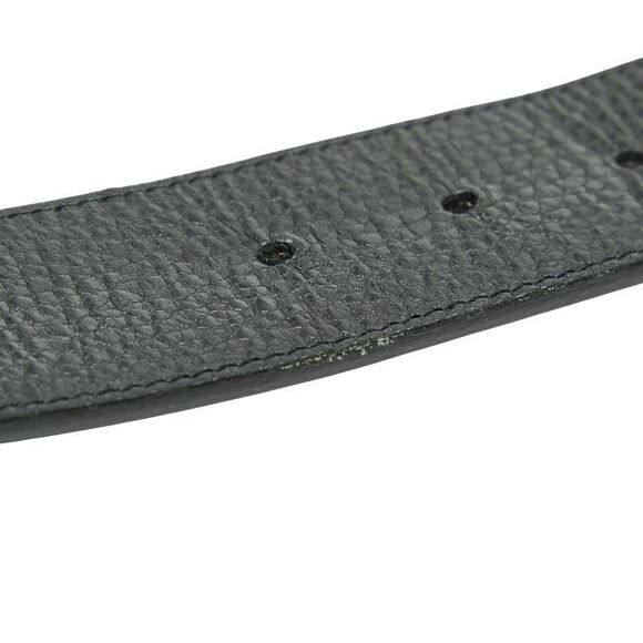 Gucci Belt 85 34 449715 Black Leather Men's Gucci - Picture 6 of 9